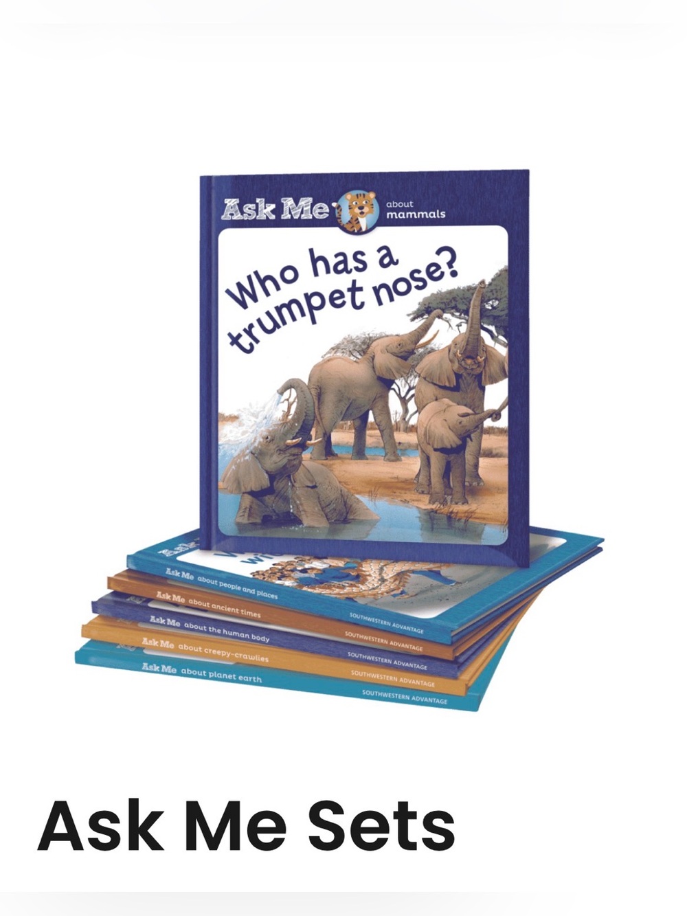 Sets Kids Board Book - Blue "Who Has a Trumpet Nose?"